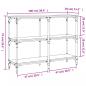 Preview: Konsolentisch Schwarz 100x29x75 cm Holzwerkstoff