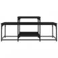 Preview: Couchtisch Schwarz 102x60x45 cm Holzwerkstoff