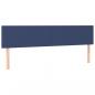 Preview: LED Kopfteil Blau 160x5x78/88 cm Stoff