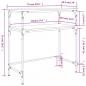 Preview: Konsolentisch Sonoma-Eiche 75x35,5x75 cm Holzwerkstoff