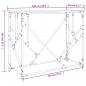 Preview: Konsolentisch Sonoma-Eiche 100x40x80 cm Holzwerkstoff