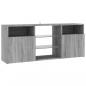 Preview: TV-Schrank mit LED-Leuchten Grau Sonoma 120x30x50 cm