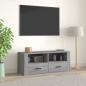 Preview: ARDEBO.de - TV-Schrank Grau Sonoma 100x35x40 cm Holzwerkstoff