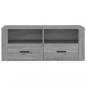 Preview: TV-Schrank Grau Sonoma 100x35x40 cm Holzwerkstoff