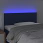 Preview: LED Kopfteil Blau 80x5x78/88 cm Stoff