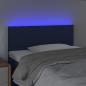 Preview: LED Kopfteil Blau 100x5x78/88 cm Stoff