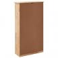 Preview: Schuhschrank 55 x 20 x 104 cm Walnuss Massivholz