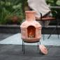 Preview: RedFire Gartenkamin Lima Ton Strohfarben