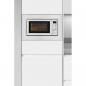 Preview: Exquisit EMW 19-7 G Einbau Mikrowelle, 59,5 cm breit, 700W, 20L, 5 Leistungsstufen, Grill, Beleuchtung, Edelstahl