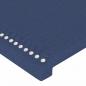 Preview: LED Kopfteil Blau 144x5x78/88 cm Stoff