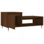 Preview: Couchtisch Braun Eichen-Optik 100x50x45 cm Holzwerkstoff