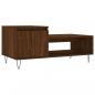 Preview: Couchtisch Braun Eichen-Optik 100x50x45 cm Holzwerkstoff