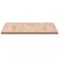 Preview: Tischplatte 100x50x1,5 cm Rechteckig Massivholz Buche