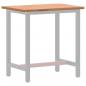 Preview: Werkbankplatte 80x55x2,5 cm Massivholz Buche