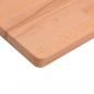 Preview: Werkbankplatte 80x55x2,5 cm Massivholz Buche