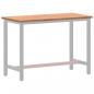 Preview: Werkbankplatte 115x55x2,5 cm Massivholz Buche