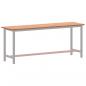 Preview: Schreibtischplatte 200x55x2,5 cm Massivholz Buche