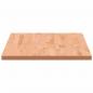 Preview: Schreibtischplatte 150x55x2,5 cm Massivholz Buche