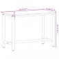 Preview: Werkbank 115x55x81,5 cm Massivholz Buche und Metall