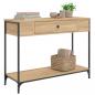 Preview: Konsolentisch Sonoma-Eiche 100x34,5x75 cm Holzwerkstoff