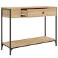 Preview: Konsolentisch Sonoma-Eiche 100x34,5x75 cm Holzwerkstoff