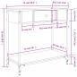 Preview: Konsolentisch Sonoma-Eiche 75x34,5x75 cm Holzwerkstoff