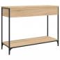 Preview: Konsolentisch Sonoma-Eiche 100x34,5x75 cm Holzwerkstoff