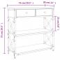 Preview: Konsolentisch Grau Sonoma 75x28x75 cm Holzwerkstoff