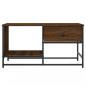 Preview: Couchtisch Braun Eichen-Optik 85,5x51x45 cm Holzwerkstoff