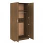 Preview: Kleiderschrank Braun Eichen-Optik 80x52x180 cm Holzwerkstoff