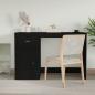 Preview: ARDEBO.de - Schreibtisch mit Schublade Schwarz 115x50x75 cm Holzwerkstoff