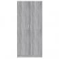 Preview: Kleiderschrank Grau Sonoma 80x52x180 cm Holzwerkstoff