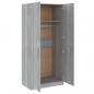 Preview: Kleiderschrank Grau Sonoma 80x52x180 cm Holzwerkstoff