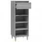 Preview: Schuhschrank Grau Sonoma 40x36x105 cm Holzwerkstoff