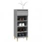 Preview: Schuhschrank Grau Sonoma 40x36x105 cm Holzwerkstoff