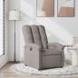 Preview: ARDEBO.de - Relaxsessel Taupe Stoff