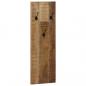 Preview: Wandgarderobe 2 Stk. Mangoholz Massiv 36x110x3 cm