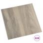 Preview: PVC-Fliesen Selbstklebend 20 Stk. 1,86 m² Taupe