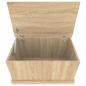 Preview: Truhe Sonoma-Eiche 70x40x38 cm Holzwerkstoff