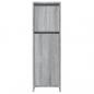 Preview: Badschrank Grau Sonoma 30x30x95 cm Holzwerkstoff