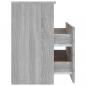 Preview: Nachttische 2 Stk. Grau Sonoma 50x32x60 cm