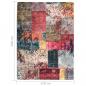 Preview: Teppich Waschbar Patchwork Mehrfarbig 120x180 cm Rutschfest