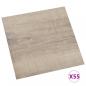 Preview: PVC-Fliesen Selbstklebend 55 Stk. 5,11 m² Taupe