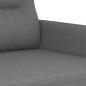 Preview: 3-Sitzer-Sofa Dunkelgrau 180 cm Stoff