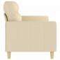 Preview: 3-Sitzer-Sofa Creme 180 cm Stoff