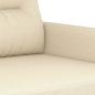 Preview: 3-Sitzer-Sofa Creme 180 cm Stoff