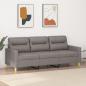 Preview: ARDEBO.de - 3-Sitzer-Sofa Taupe 180 cm Stoff