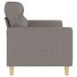 Preview: 3-Sitzer-Sofa Taupe 180 cm Stoff