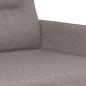 Preview: 3-Sitzer-Sofa Taupe 180 cm Stoff