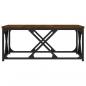 Preview: Couchtisch Braun Eichen-Optik 70x70x30 cm Holzwerkstoff